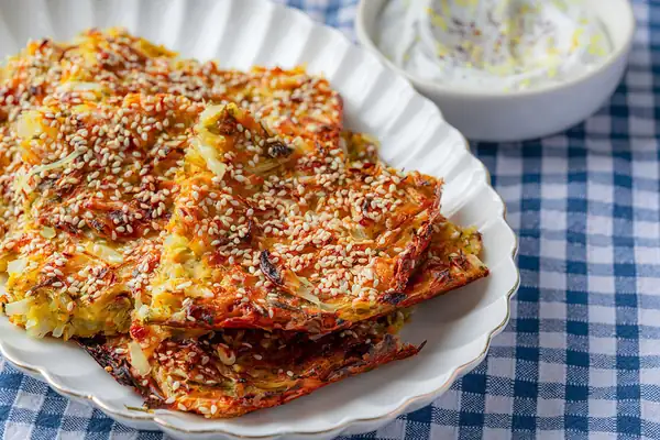 Baked Cabbage Fritters