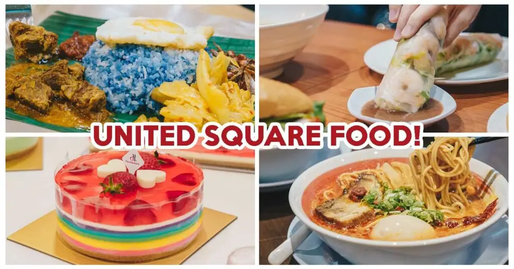 United Square Food Street Is A Hidden Gem With Chendol Cheesecake And Mentaiko Udon