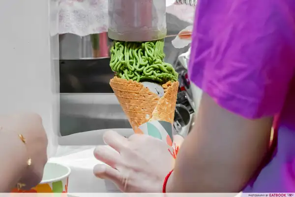 Vanda Botanical Desserts Has Matcha Noodle Gelato
