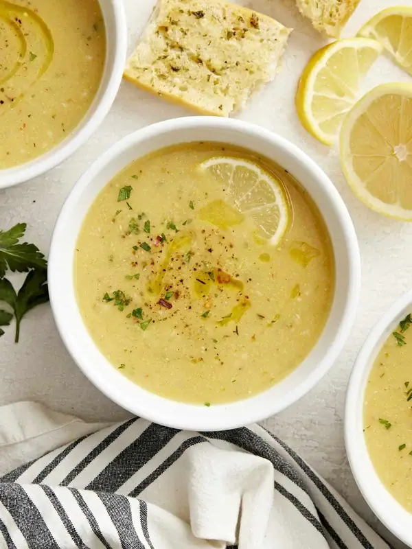 This Lemony Chickpea Soup is fast and easy for a no-fuss meal
