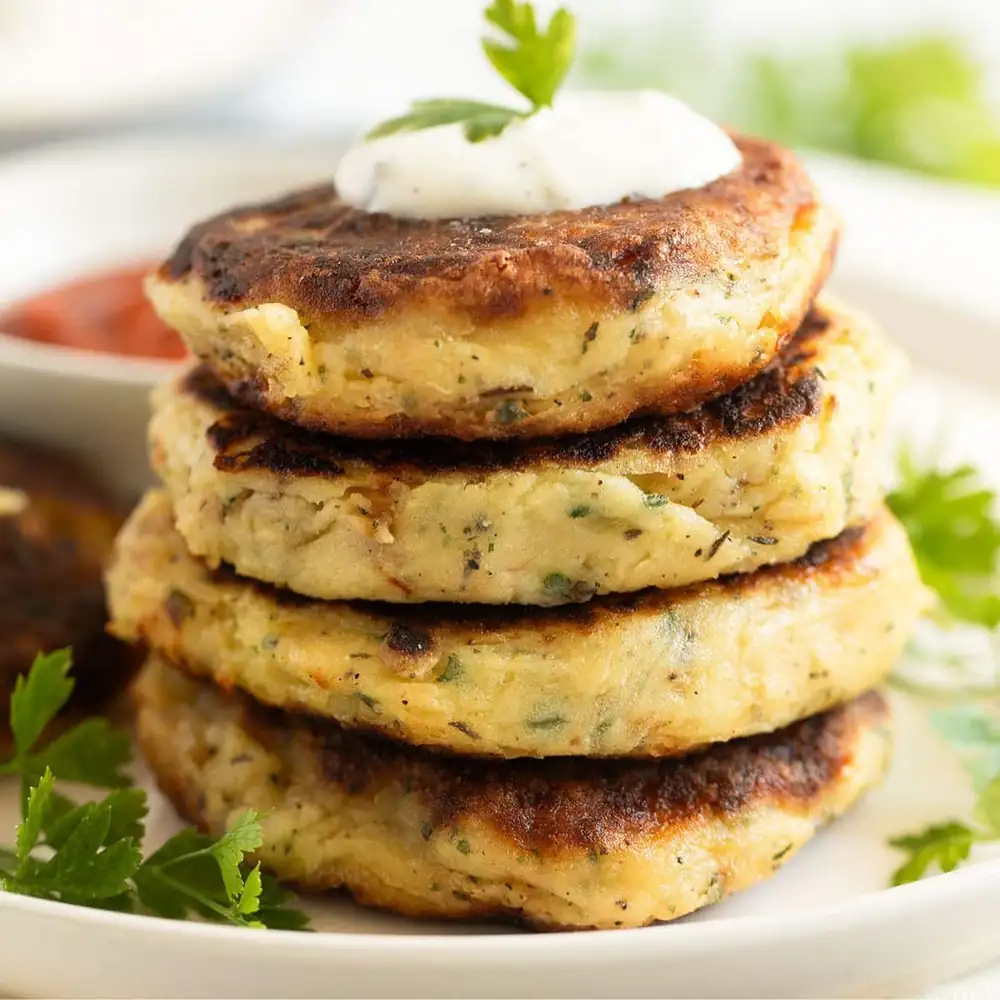 Mashed Potato Patties (Crispy Fried Potato Cakes)