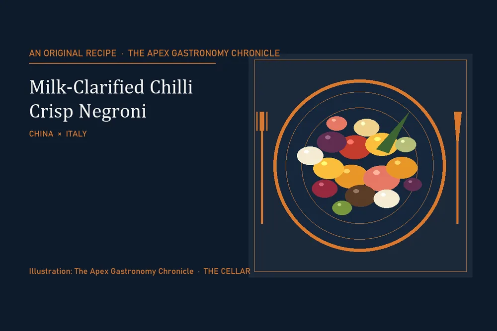 Milk-Clarified Chilli Crisp Negroni