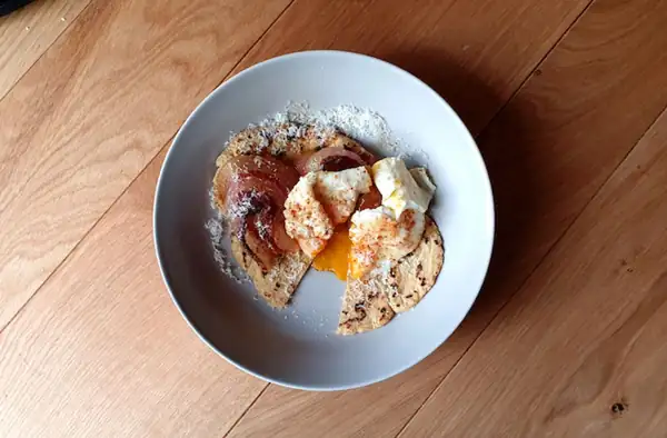 Taloa recipe with Basque pancetta and Corsican sheep