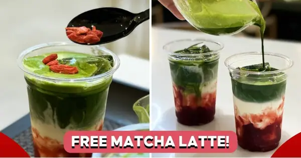 Matchaya Is Giving Away Free Strawberry Matcha Latte At PLQ On 11 October