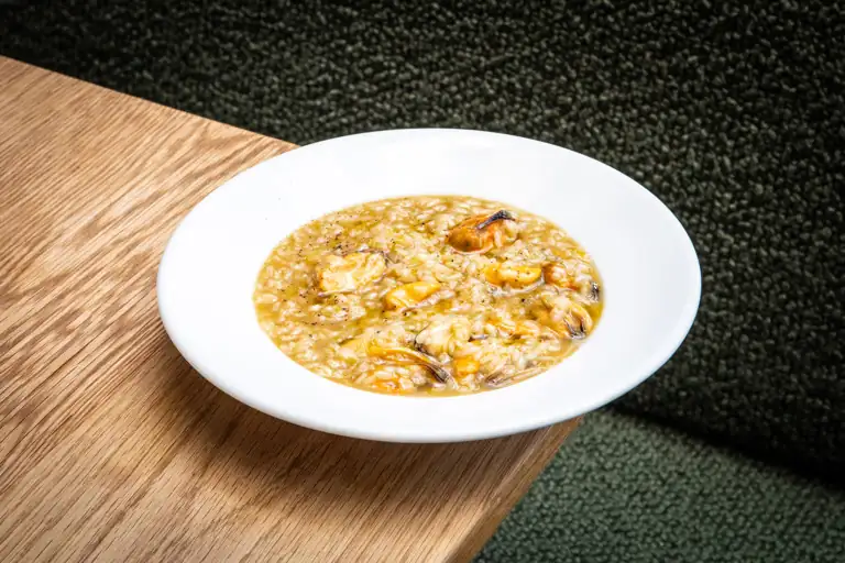 Receta de risotto de mejillones