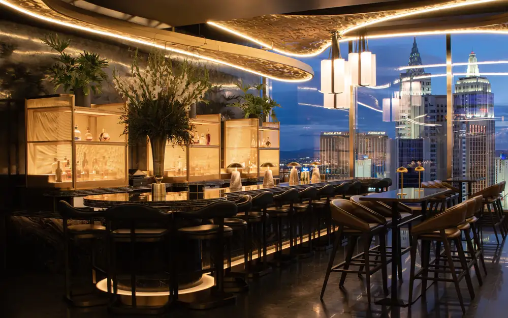 A Sky-High Cocktail Bar in Las Vegas Gets a Stunning Redesign