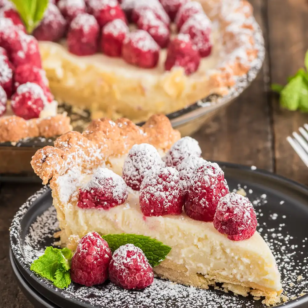 White Chocolate Raspberry Tart