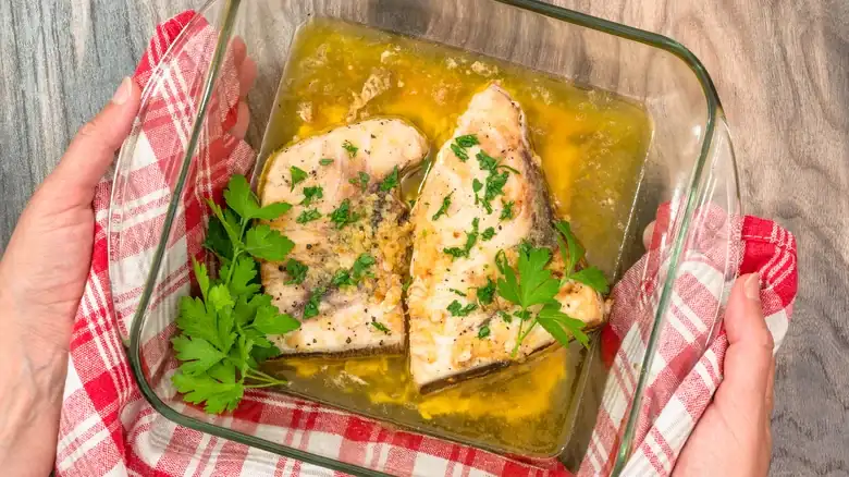 The best type of fish to marinate and how long it should soak