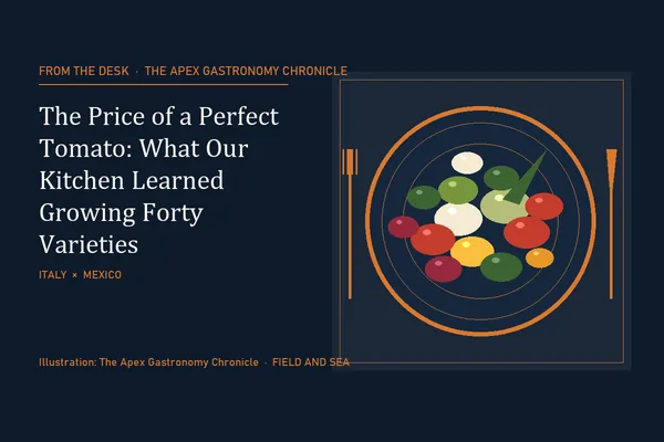 The Price of a Perfect Tomato: What Our Kitchen Learned Growing Forty Varieties