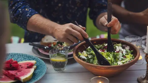 Crispy pork rinds that improve any salad