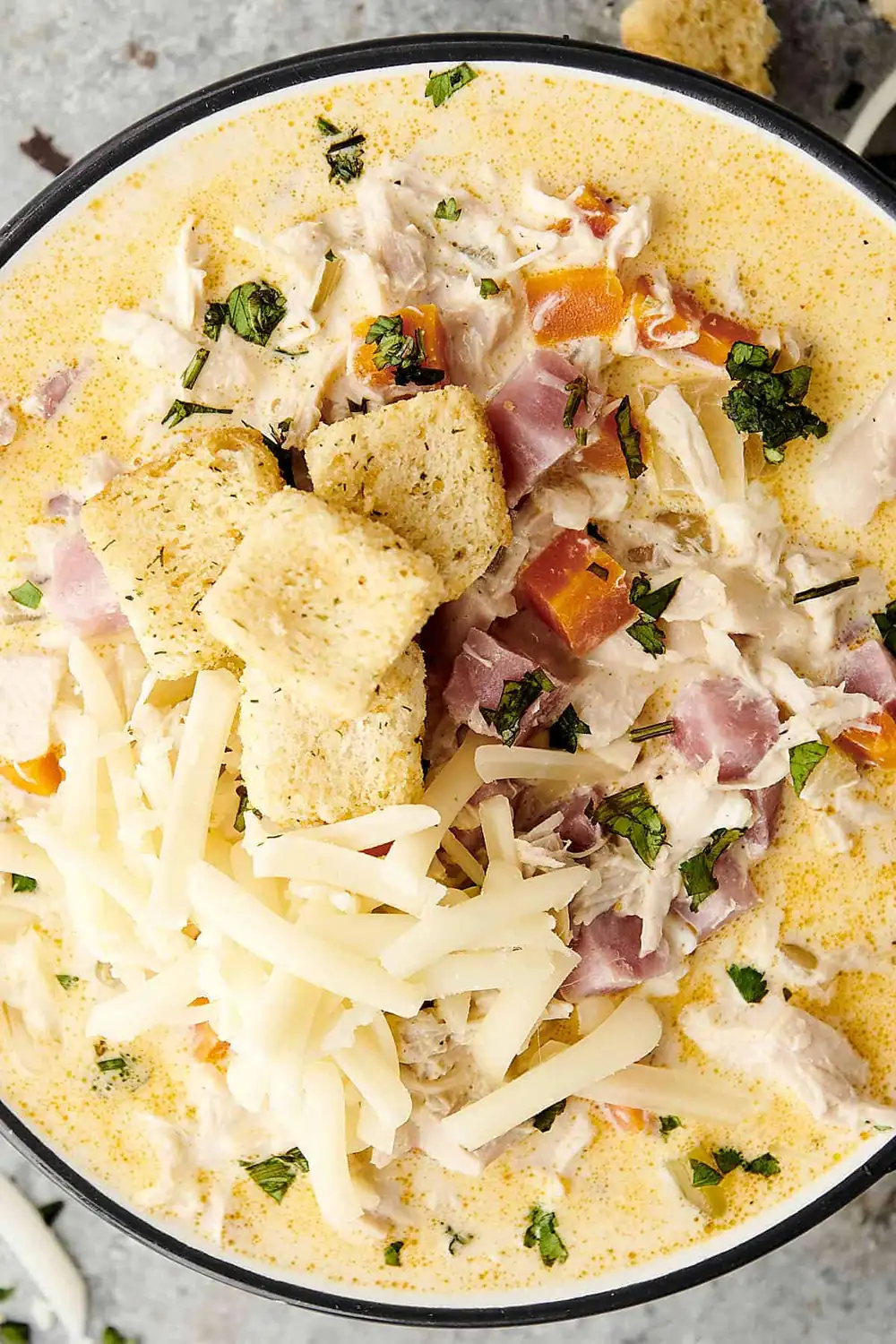 Chicken Cordon Bleu Soup
