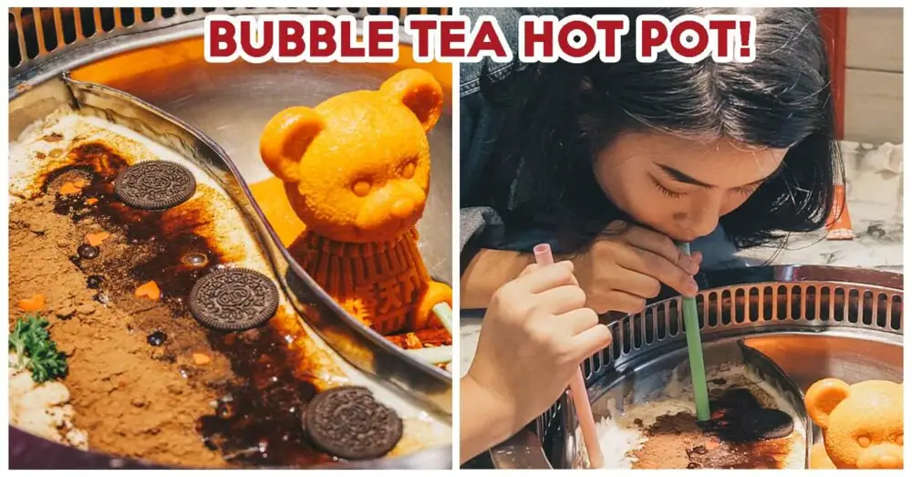 Spice World Hotpot – New Bubble Tea Hot Pot With Oreo And Mango Pearls At Clarke Quay