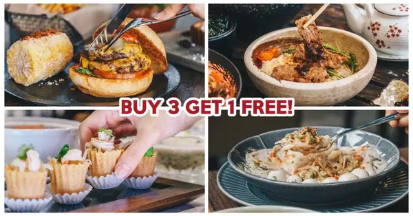 Esplanade Mall Has A Buy-3-Get-1-Free Lunch Promo On Ramen, Burgers, Peranakan Food & More