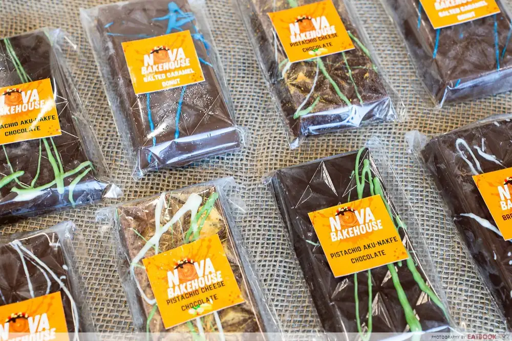 Nova Bakehouse tiene barras de chocolate Kunafe de pistacho que se han vuelto virales
