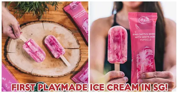 Playmade Has Pink Cactus Berries With White Boba Ice Cream, Sold At FairPrice Finest