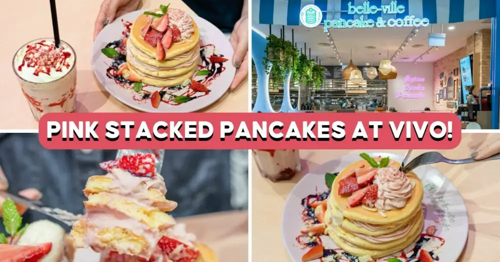 Belle-Ville Has A Sakura-Themed Menu With Pink Japanese Pancakes