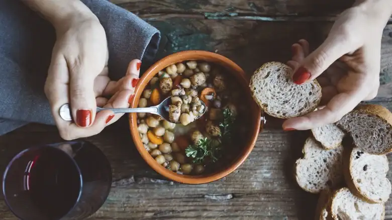 The difference between soup and stew lies in the liquid and the method.