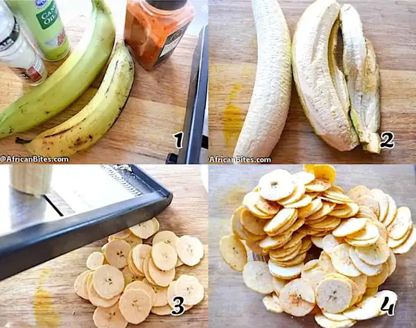 Baked Plantain Chips