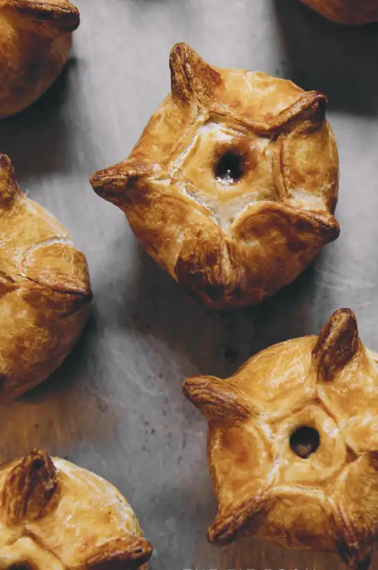Calum Franklin's hand raised pork pie