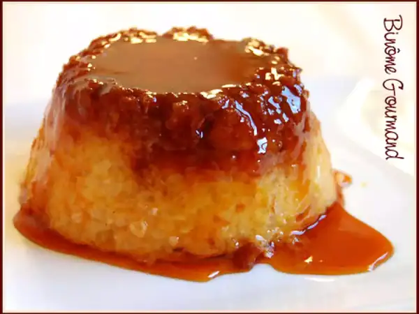 Recipe for caramelized tapioca cupcakes