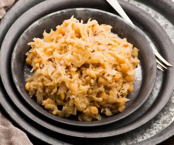 Kapusta Z Grochem (Polish Cabbage with Yellow Peas)