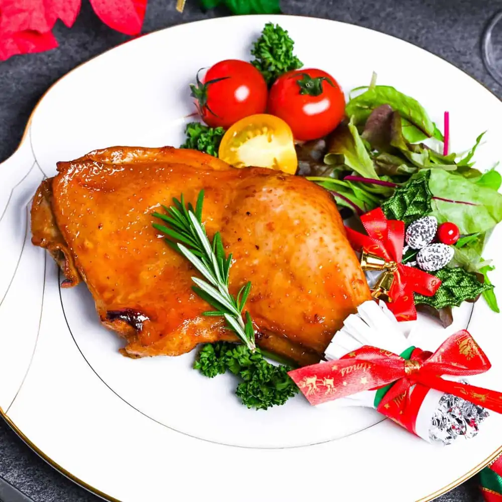 Japanese Roast Chicken Leg Quarters (Soy-Glazed Christmas Chicken)