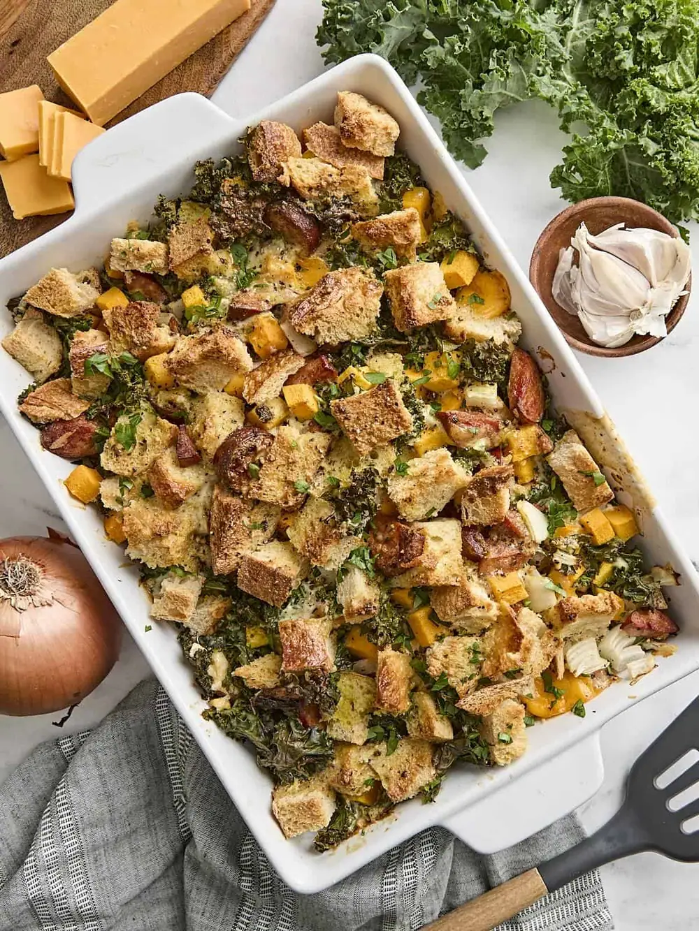 Savory Bread Pudding