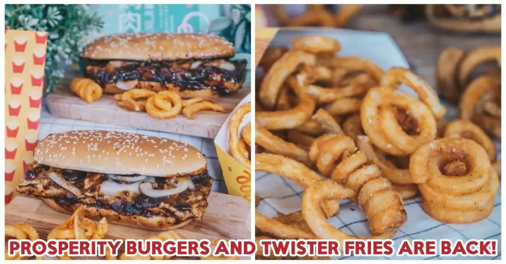 La hamburguesa Prosperity Burger y las patatas fritas Twister Fries de McDonald's vuelven a estar disponibles a partir del 16 de enero de 2020