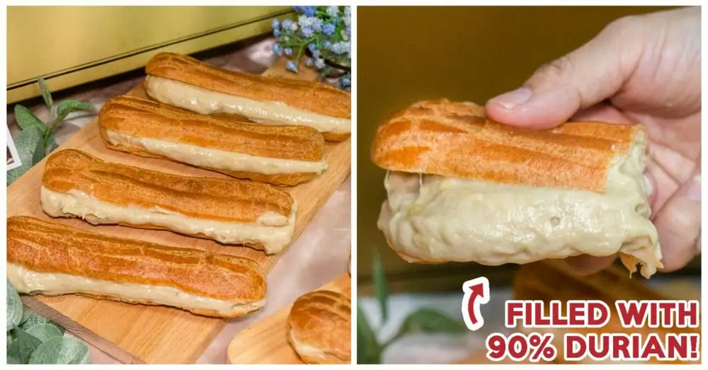 PAUL Bakery Has XL D24 Durian Eclairs Almost As Long As Your Face