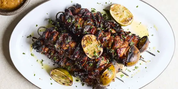 Adobo Chicken Skewers With Banana Ketchup Recipe