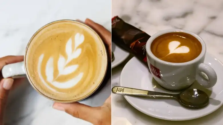The difference between a macchiato and a latte is in the amount of milk.