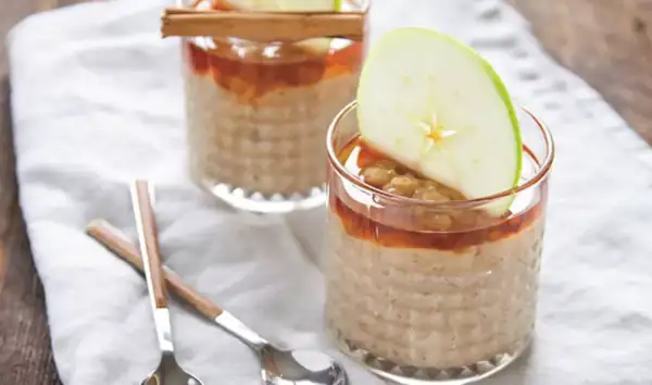 Creamy Apple Cinnamon Rice Pudding