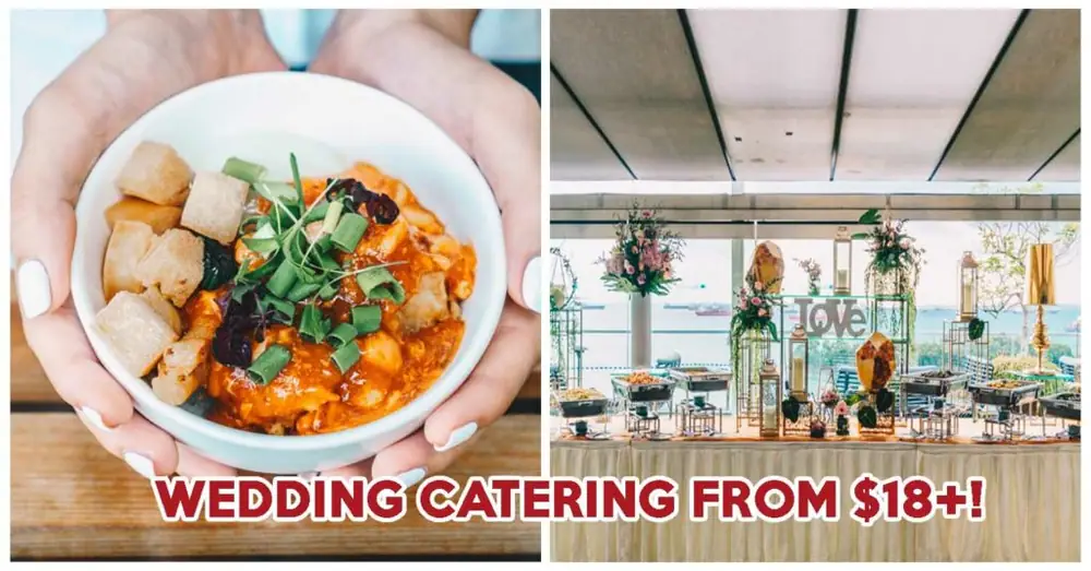 Rasel Catering Singapur: Servicio de catering halal para bodas con nueva decoración temática y mesas de postres
