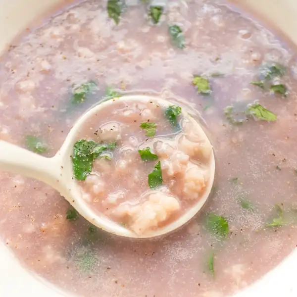 Canh Khoai Mỡ (Vietnamese Purple Yam Soup)