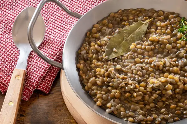 An Italian chef cooks lentils like a risotto to preserve their aroma