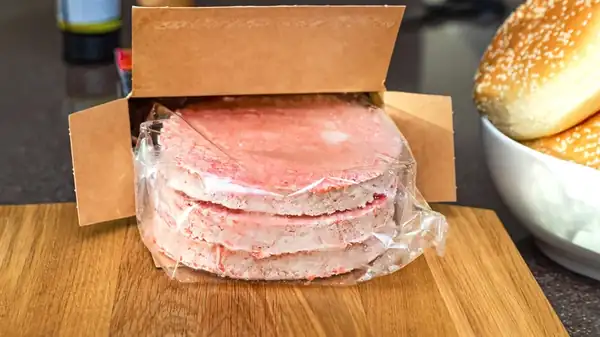 Frozen hamburgers don't come from a single cut, but from a mixture of scraps.