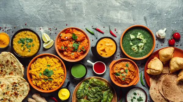 A green herb chutney to accompany the aloo tikki