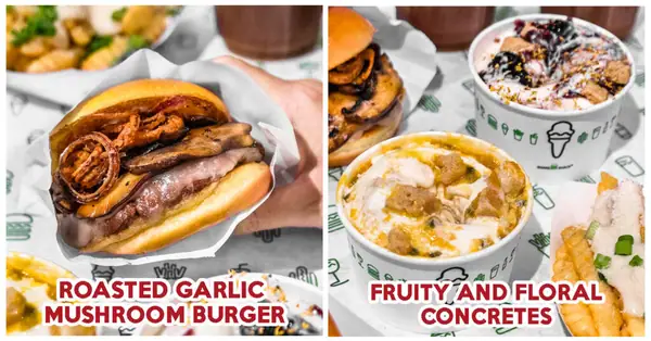 New Limited-Edition Roasted Garlic Mushroom Burger At Shake Shack Gardens By The Bay