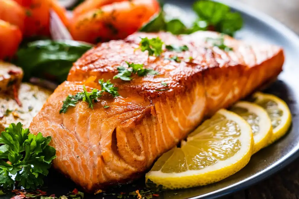 Salmon will be tastier and juicier if you coat the fish in simple ingredient