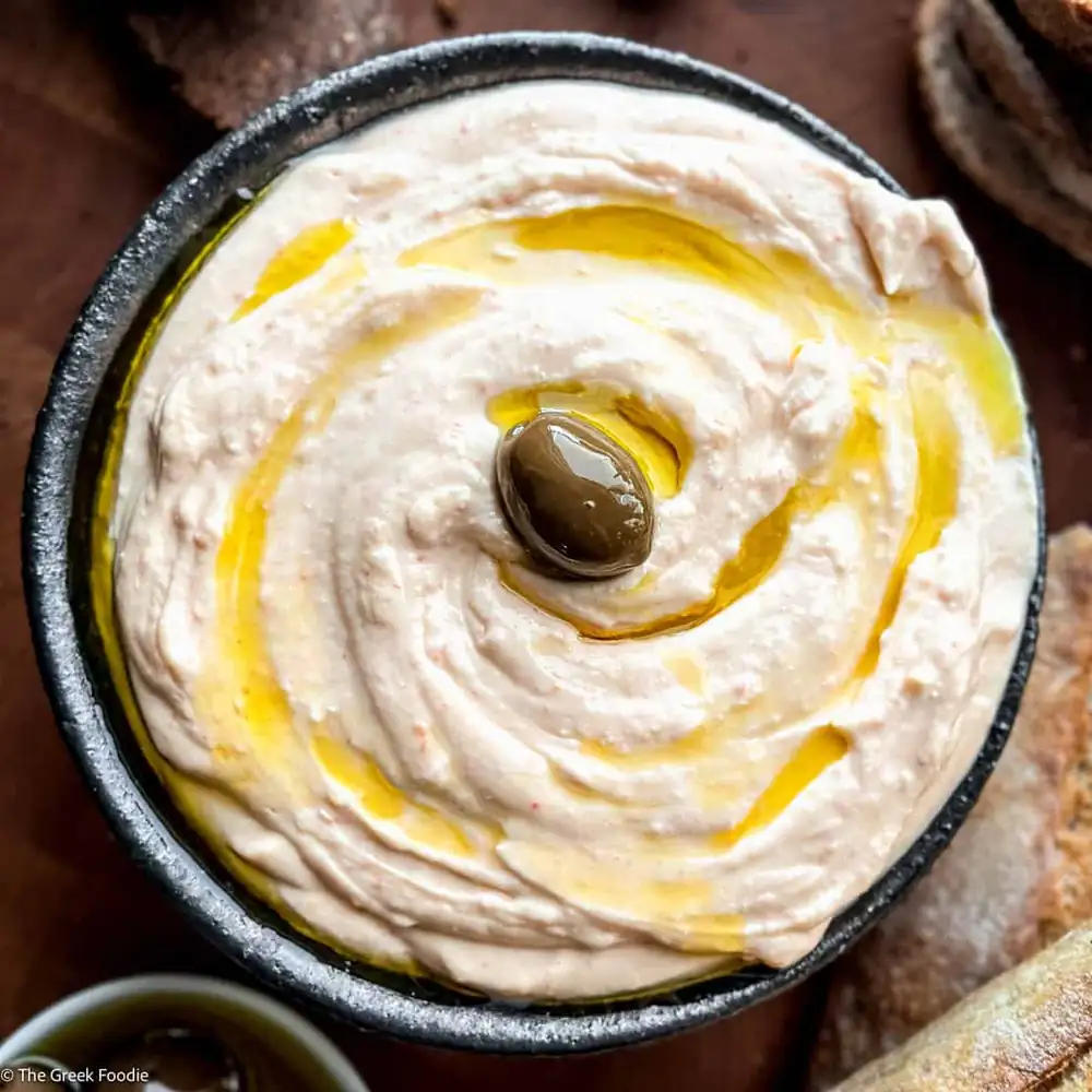 Whipped Feta Dip — Tirokafteri (Spicy Greek Feta Dip)