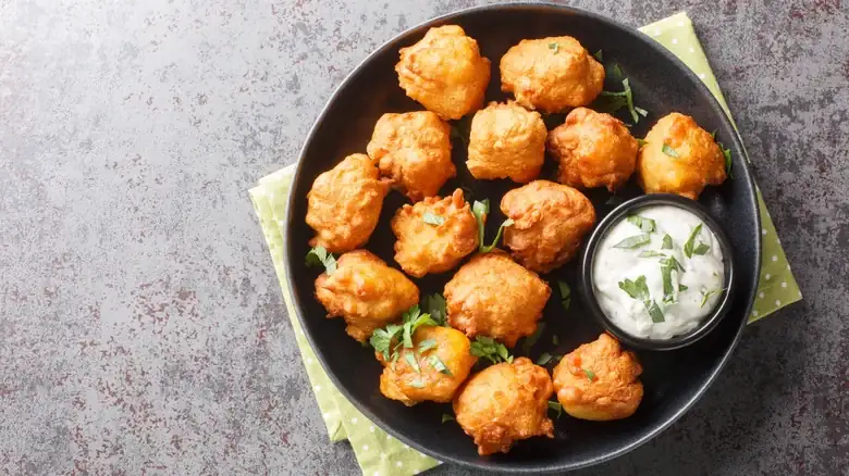 Why beer in hush puppy dough makes them crispier