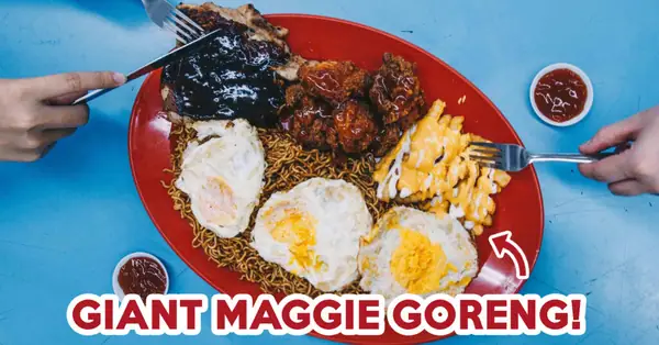 i-Fry Review: Giant Maggie Goreng With Chicken Cutlet, Chicken Chop And Cheese Fries