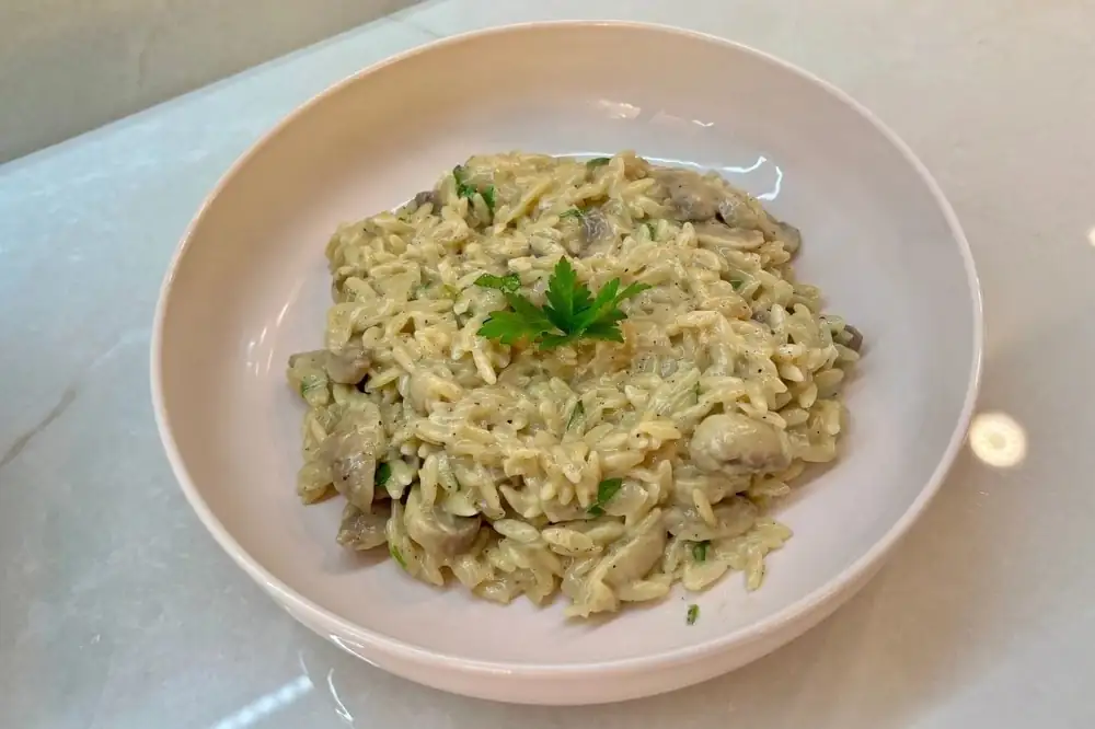 Rüveyda's Recipe: Mushroom Barley Noodle Pilaf