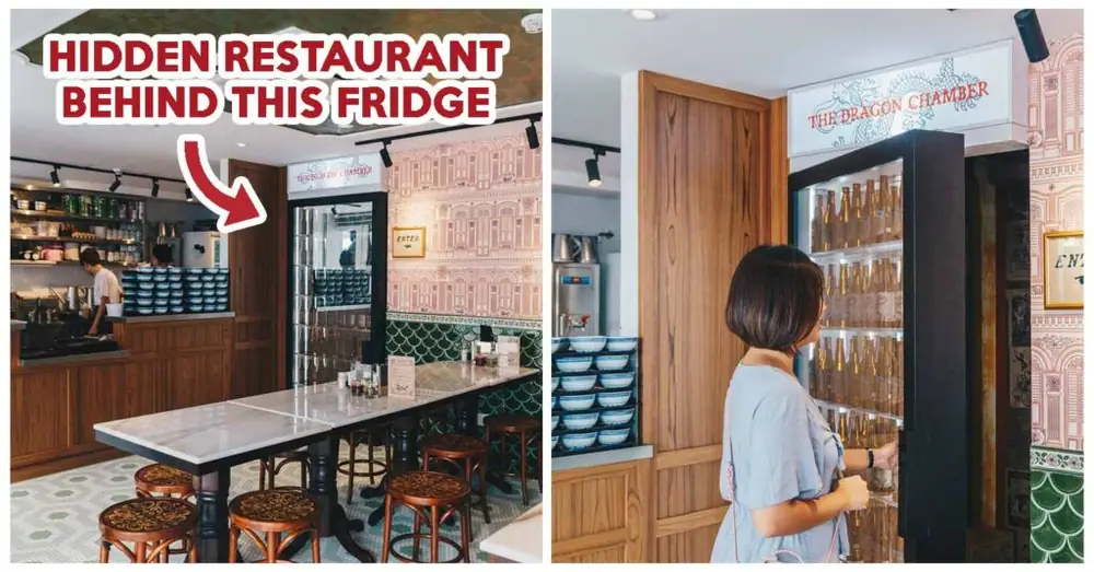 The Dragon Chamber: Secret Restaurant Hidden Behind A Kopitiam Fridge At Boat Quay