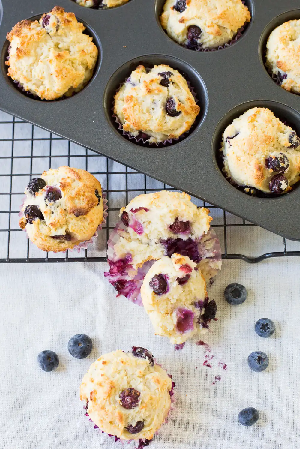 Blueberry Muffins - Pilar Hernández's Chilean Kitchen