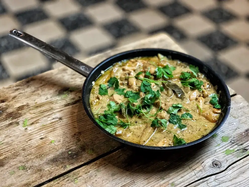 Chicken with kohlrabi
