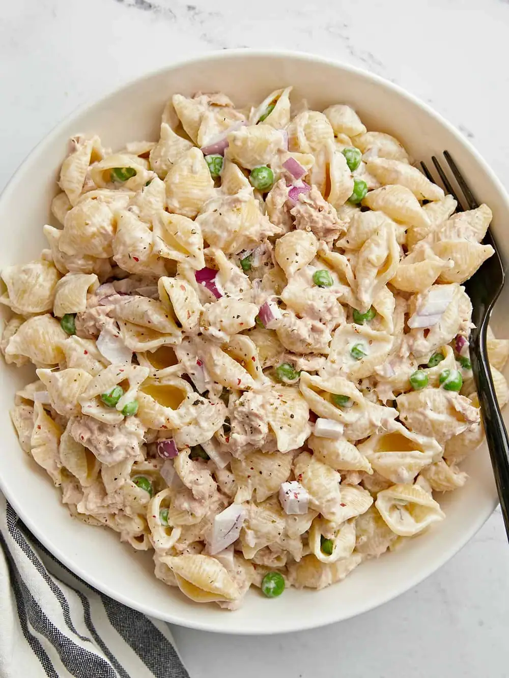 Beat the heat with this cool and creamy Tuna Pasta Salad