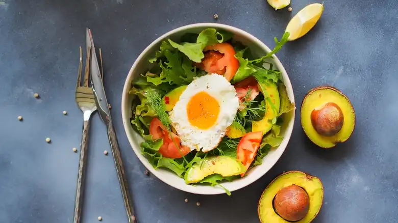 Change up your morning routine with a hearty breakfast salad