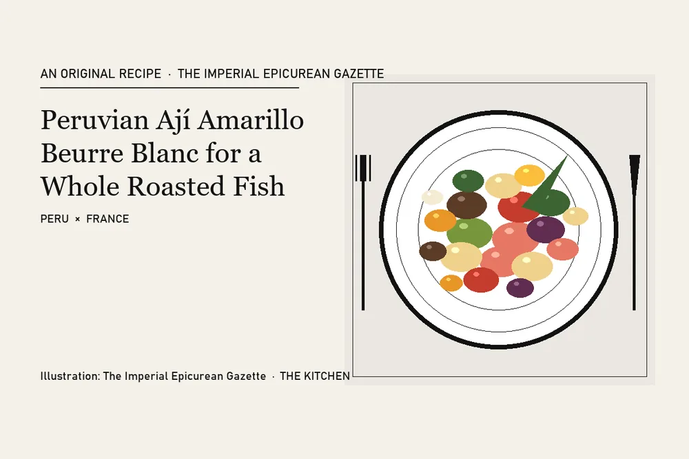 Peruvian Ají Amarillo Beurre Blanc for a Whole Roasted Fish