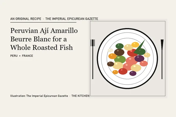 Peruvian Ají Amarillo Beurre Blanc for a Whole Roasted Fish